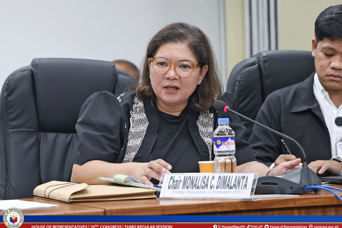 ERC Chairperson Monalisa Dimalanta