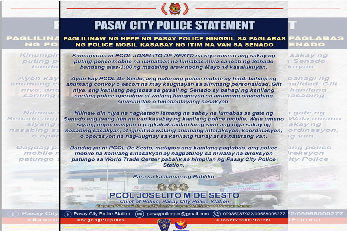 Statement