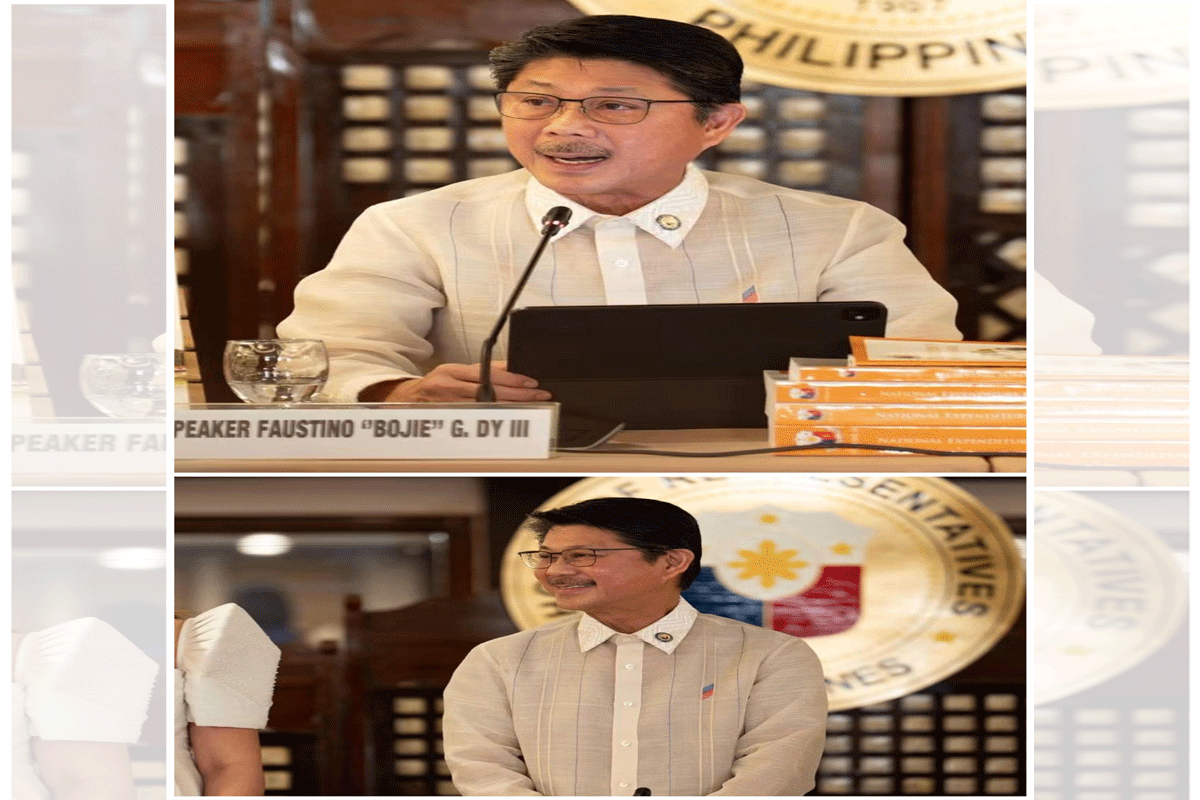 House Speaker Faustino “Bojie” G. Dy III